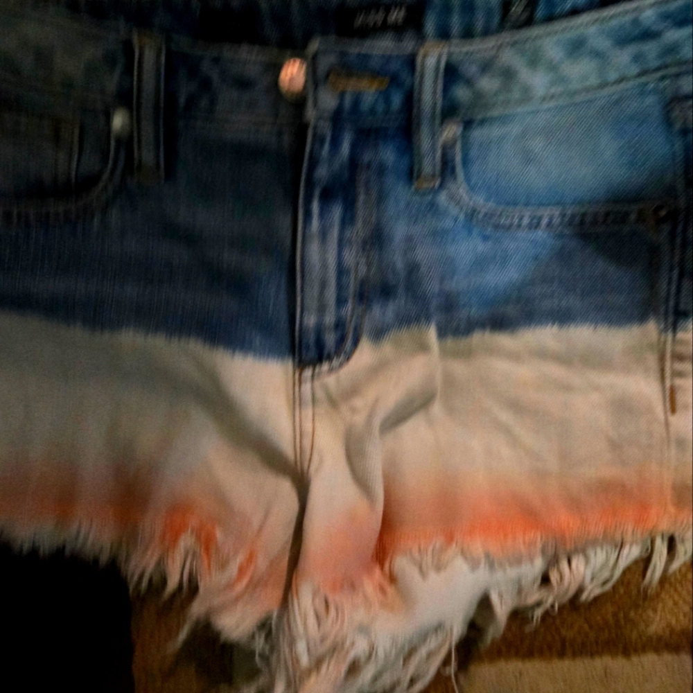 Miss Me Women's Distressed Denim Shorts - Blue
